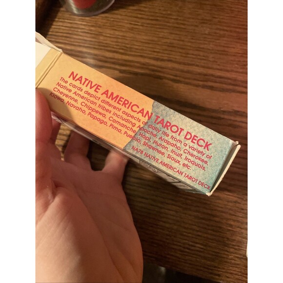 Vintage 1982 Native American Tarot Deck Complete Cards Great Condition Belgium - Picture 9 of 12